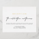 Search for gold foil wedding enclosure cards Minimalist