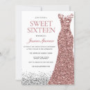 Search for rose gold sweet 16 invitations Elegant