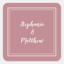 Search for dusty rose pink stickers Bride and groom