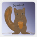 Search for squirrel with acorn stickers Cute