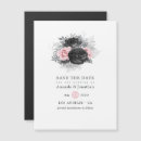 Search for black silver save date invitations Floral