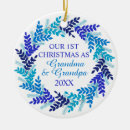 Search for grandma and grandpa christmas tree decorations Grandson