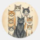 Search for vintage kittens stickers Whimsical