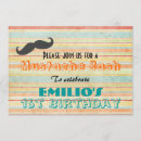Search for moustache bash birthday invitations Black