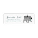 Search for koala return address labels Baby shower
