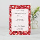 Search for red petal invitations For her