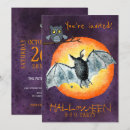 Search for watercolor halloween invitations Skeleton