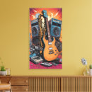 Search for drum canvas prints Guitar