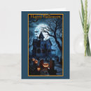 Search for victorian halloween cards Haunted house