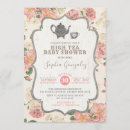Search for high tea baby shower invitations Vintage