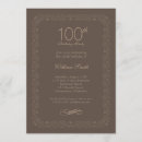 Search for 100 year celebration invitations 100th