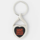 Search for orange heart key rings Groovy