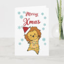Search for big cat christmas cards Winter