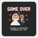 Search for game over wedding stickers Bachelor party