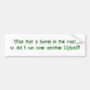Search for hybrids bumper stickers Green