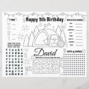 Search for camping placemats For kids