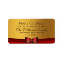 Search for new years eve return address labels Gold