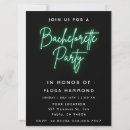Search for night 6x8 invitations Black