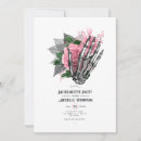 Search for skull hen party invitations Black