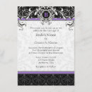 Search for black and purple invitations Lavender