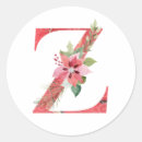 Search for z initial stickers Red