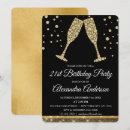 Search for champagne glass birthday invitations Party