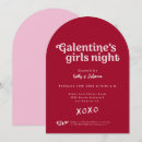 Search for galentines party invitations Retro