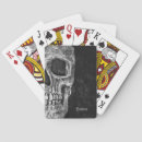 Search for skull playing cards Black and white