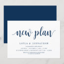 Search for change of plans wedding invitations Postponement