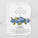 Search for cross wedding invitations Blue