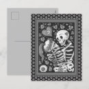 Search for skeleton lovers postcards Dead