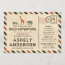 Search for african safari invitations Zoo