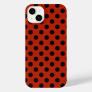 Search for red and black dots iphone cases Polka