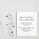 Search for purple and grey wedding invitations Chic