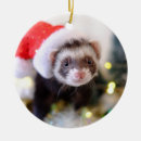 Search for ferret christmas tree decorations Santa