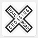 Search for rail road stickers Crossing