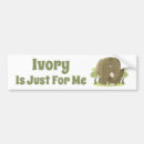 Search for ivory bumper stickers Wildlife