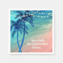 Search for beach wedding napkins Watercolor