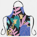 Search for giraffe patterns aprons Background
