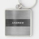 Search for silver key rings Brushed metal