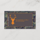 Search for hunting business cards Outdoor