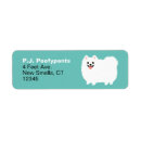 Search for pom pom return address labels Pomeranian