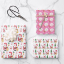 Search for santa claus christmas wrapping paper Watercolor