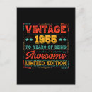 Search for 70 vertical postcards 70 years old