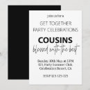 Search for family reunion party invitations Typography