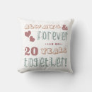 Search for 20th anniversary cushions Couple