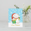 Search for chubby cat postcards Xmas