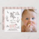 Search for cowgirl 1st birthday invitations First rodeo