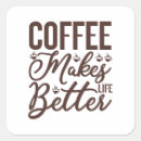Search for coffee square stickers Tea