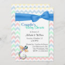 Search for chevron baby shower invitations Colourful